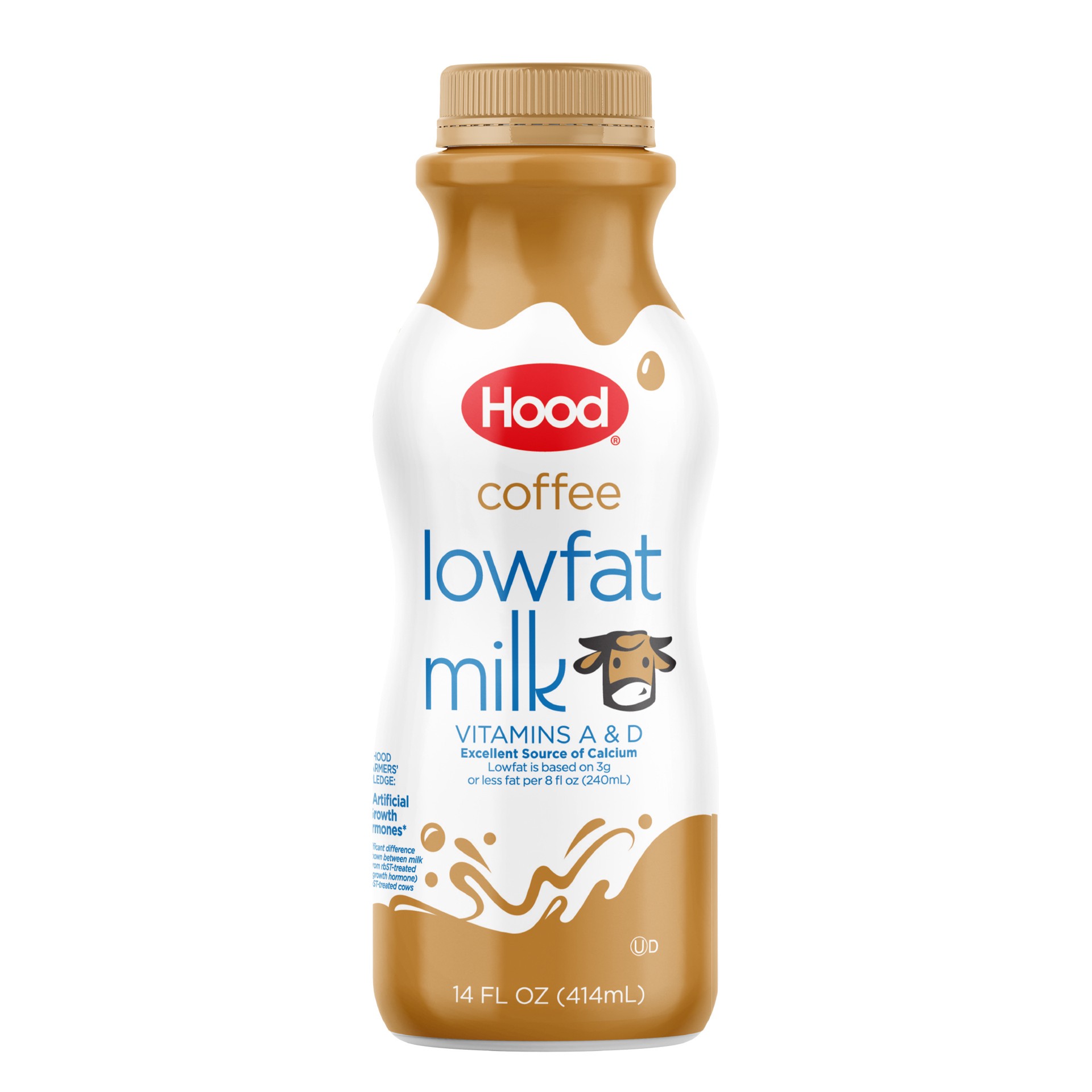 slide 1 of 8, Hood Coffee Lowfat Milk, 14 oz, 14 fl oz