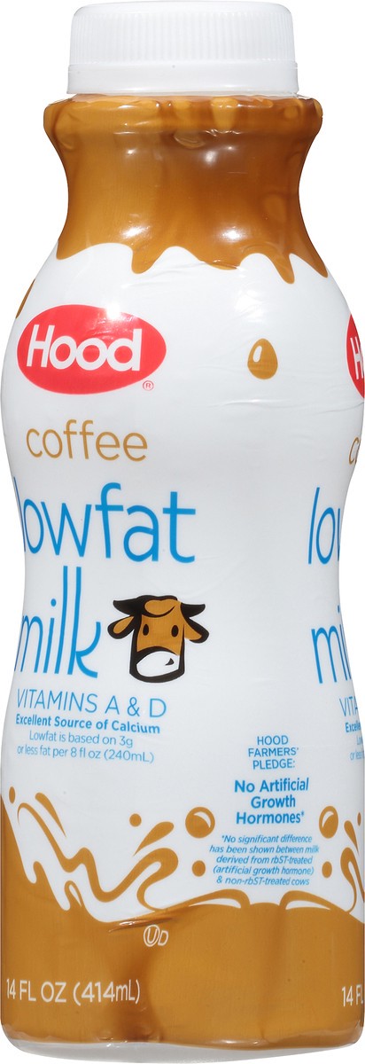 slide 4 of 8, Hood Coffee Lowfat Milk, 14 oz, 14 fl oz