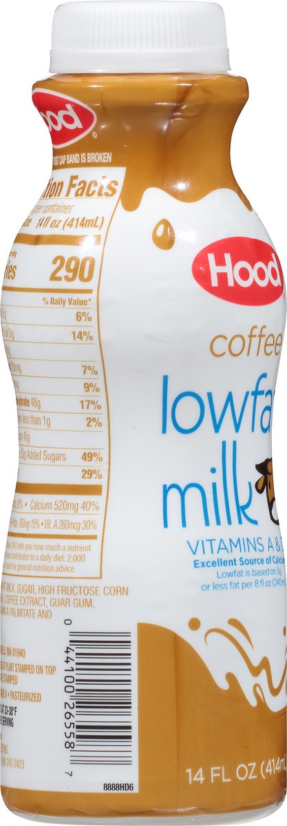 slide 2 of 8, Hood Coffee Lowfat Milk, 14 oz, 14 fl oz