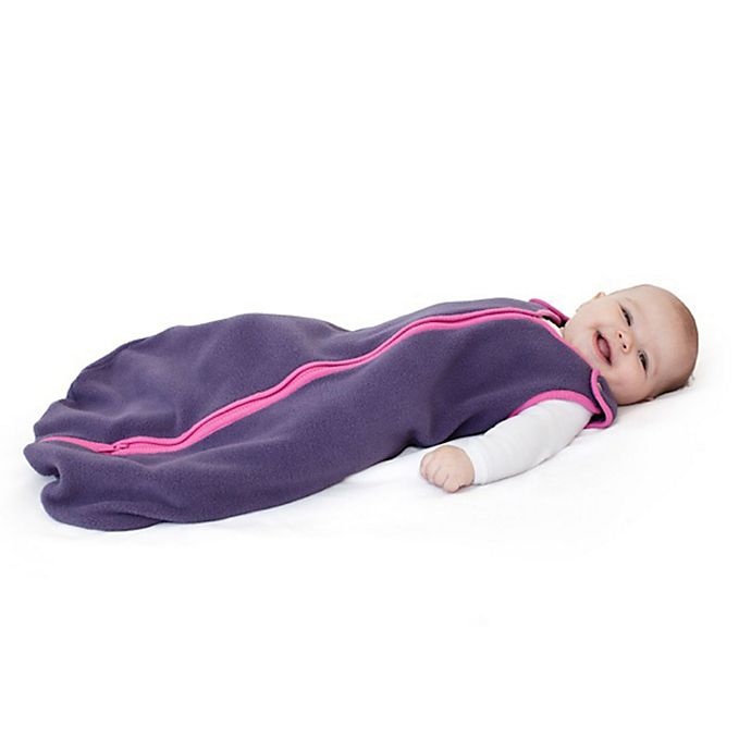 slide 2 of 2, Baby Deedee Medium Sleep Nest Fleece Sleeping Bag - Purple, 1 ct