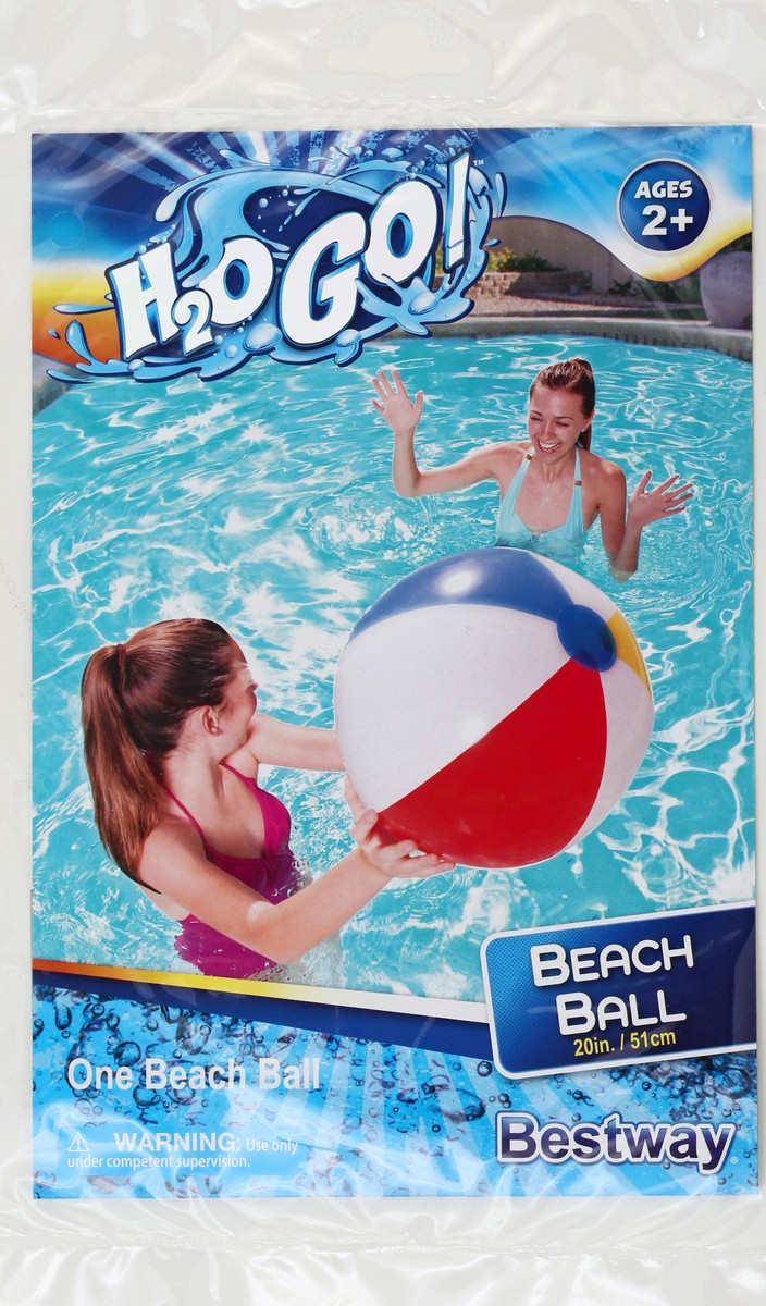 slide 2 of 2, Bestway Beach Balls 20In Frosted, 1 ct