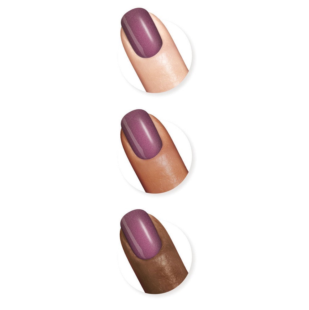 slide 2 of 4, Sally Hansen Insta Dri Matte Metallics Burnished Wine, 1 ct