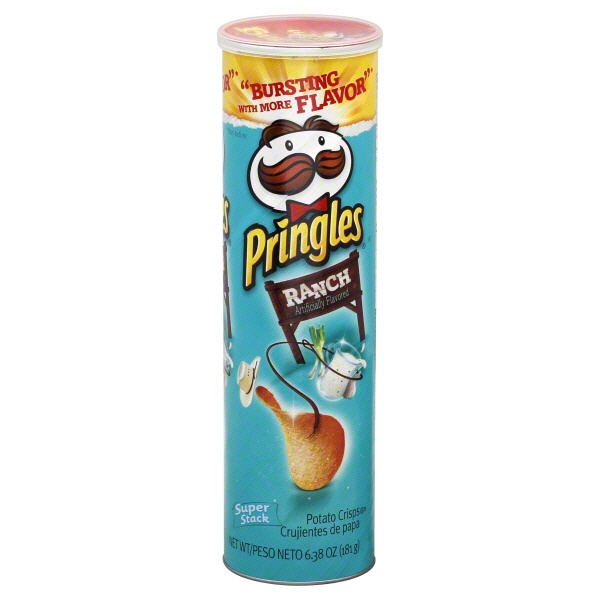 slide 1 of 1, Pringles Chips Ranch, 5.5 oz