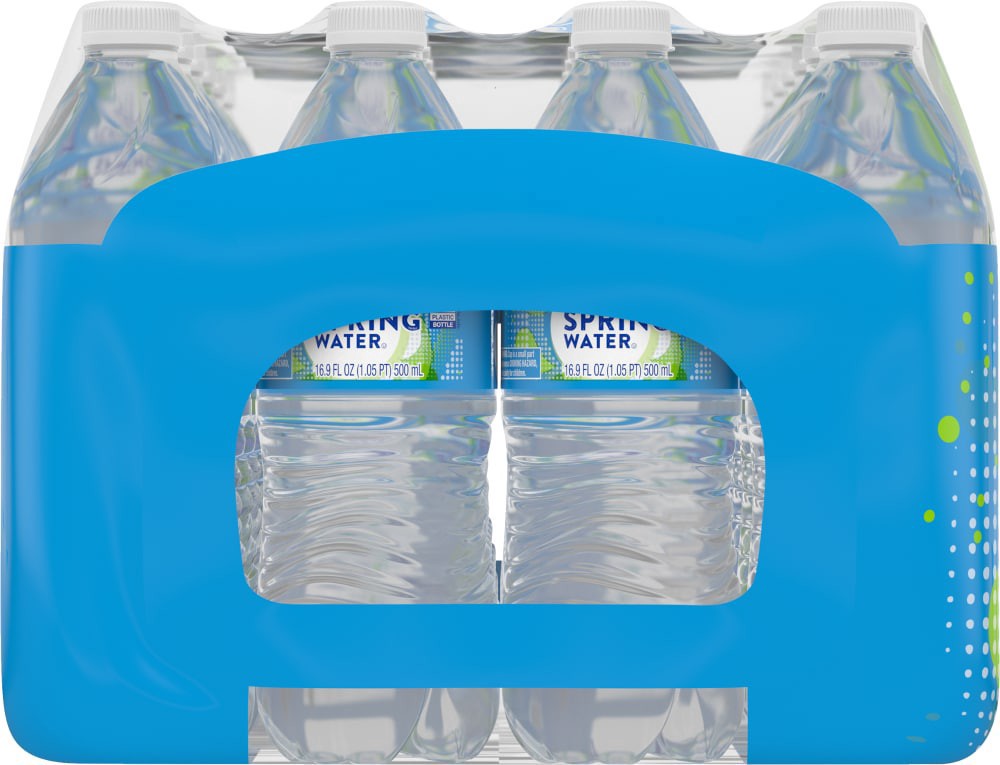 slide 2 of 5, Kroger Natural Spring Bottled Water, 24 ct; 16.9 fl oz