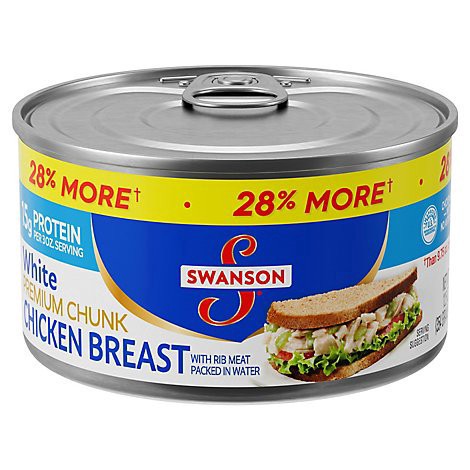 slide 1 of 1, Swanson White Premium Chunk Canned Chicken Breast In Water - 12.5 Oz, 12.5 oz
