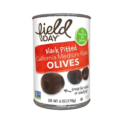Field Day Black Pitted Olives
