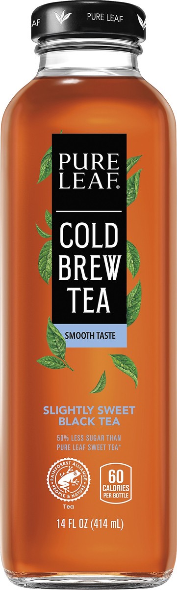 slide 3 of 3, Pure Leaf Cold Brew Slightly Sweet Black Tea 14 oz, 14 oz