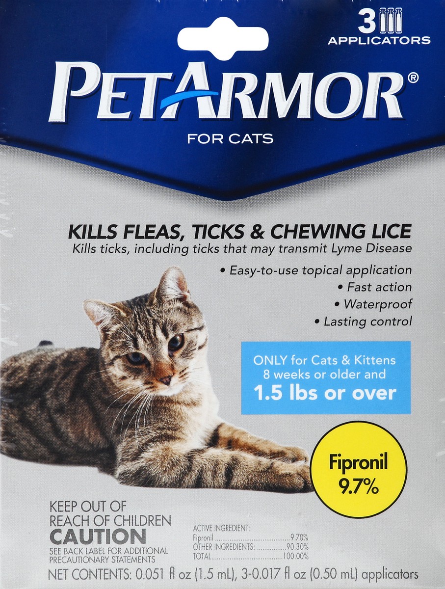 slide 2 of 4, Petarmor Cat 3Ct F&T So 1.5+Lb, 8 oz