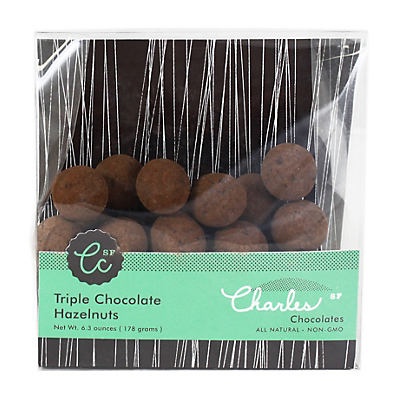 slide 1 of 1, Charles Chocolates Chocolate Triple Hazelnuts Bar, 6.3 oz