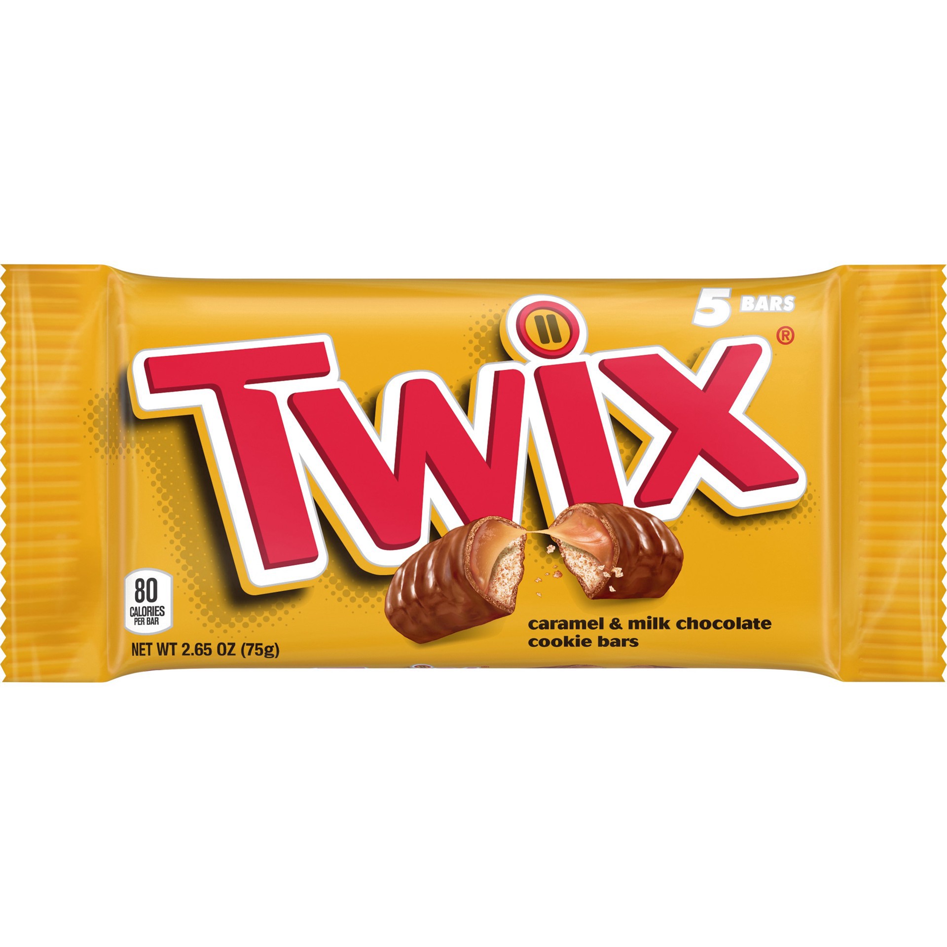 slide 1 of 1, TWIX Fun Size Caramel Chocolate Cookie Candy Bar Bulk Pack, (Pack of 5) - 2.65 oz, 2.65 oz