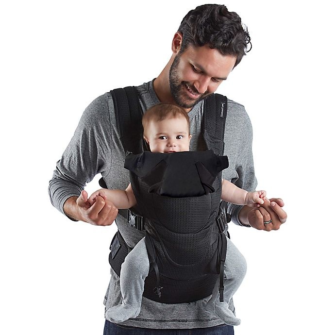 slide 1 of 5, Contours Love 3-in-1 Baby Carrier - Black, 1 ct