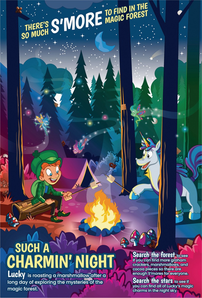 slide 9 of 13, Lucky Charms Smores Breakfast Cereal with Marshmallows, 10.5 OZ, 11 oz