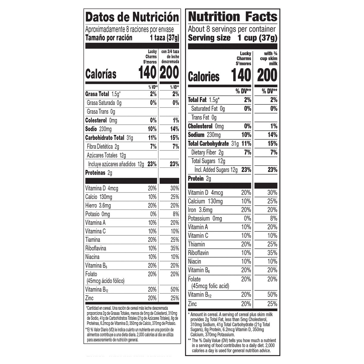 slide 8 of 13, Lucky Charms Smores Breakfast Cereal with Marshmallows, 10.5 OZ, 11 oz