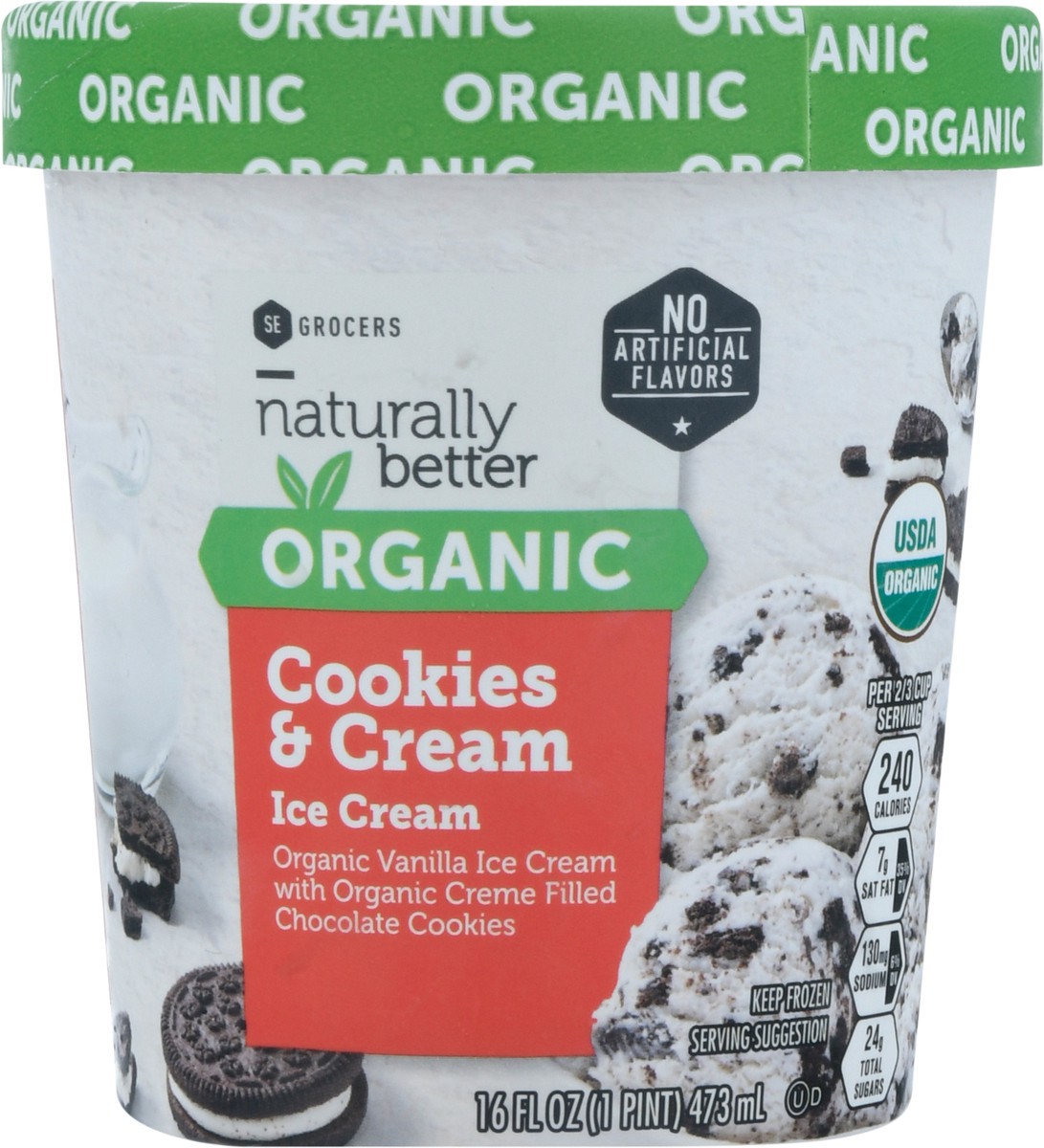 slide 4 of 14, Naturally Better Cookies & Cream Ice, 16 oz