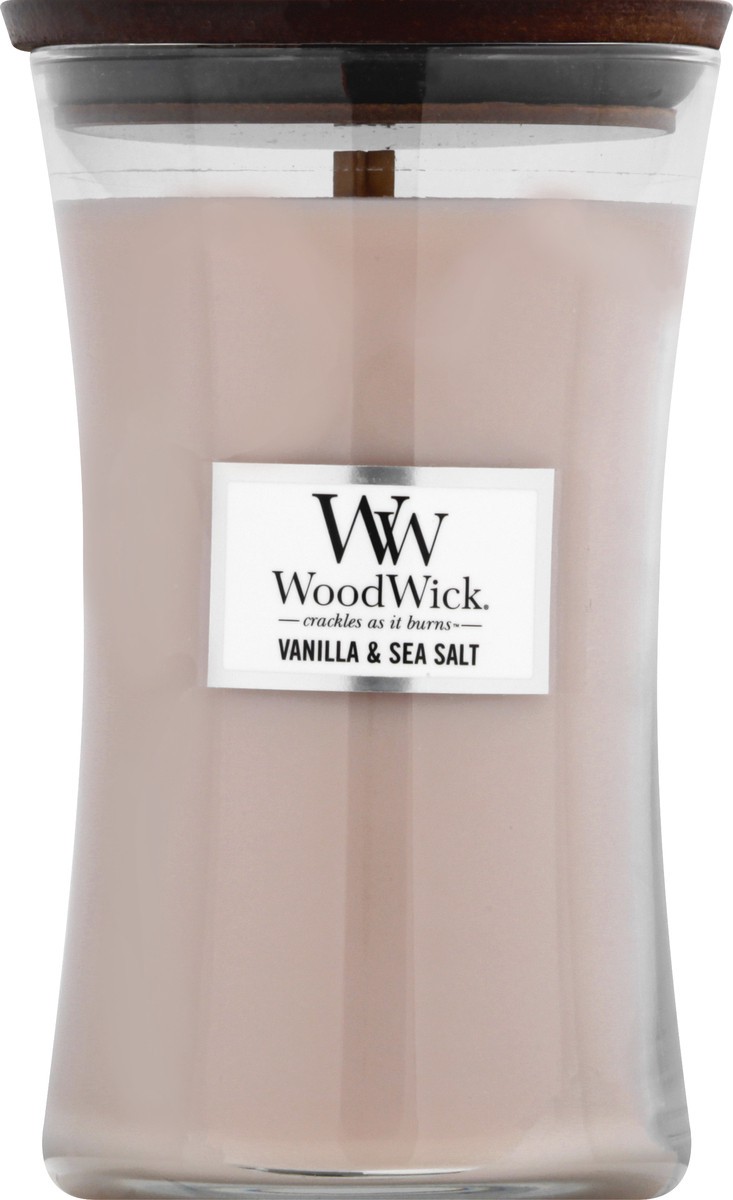 slide 6 of 9, WoodWick Vanilla & Sea Salt Candle 21.5 oz, 21.5 oz