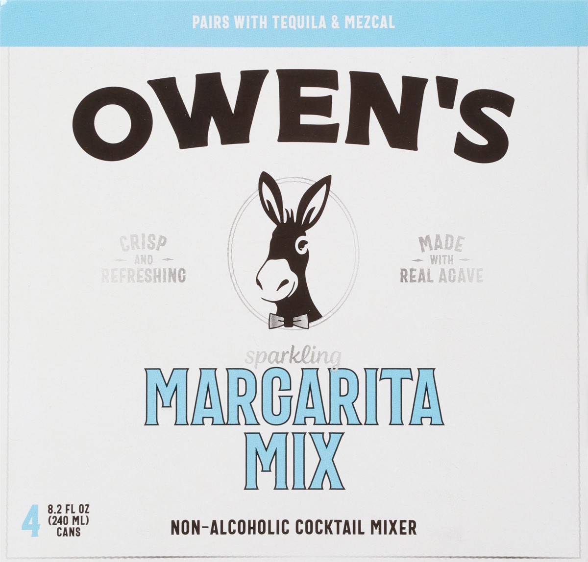 slide 4 of 11, Owen's Non-Alcoholic Margarita Mix Cocktail Mixers - 4 ct, 240 ml, 4 ct