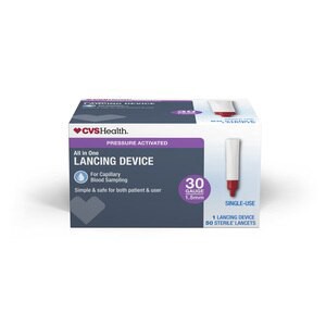 slide 1 of 1, Cvs Health All In One Lancing Device, 1 ct