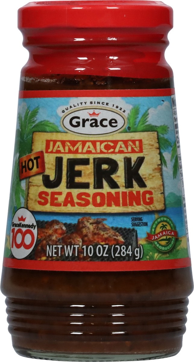 slide 4 of 9, Grace Jamaican Jerk Hot Seasoning 10 oz, 10 oz