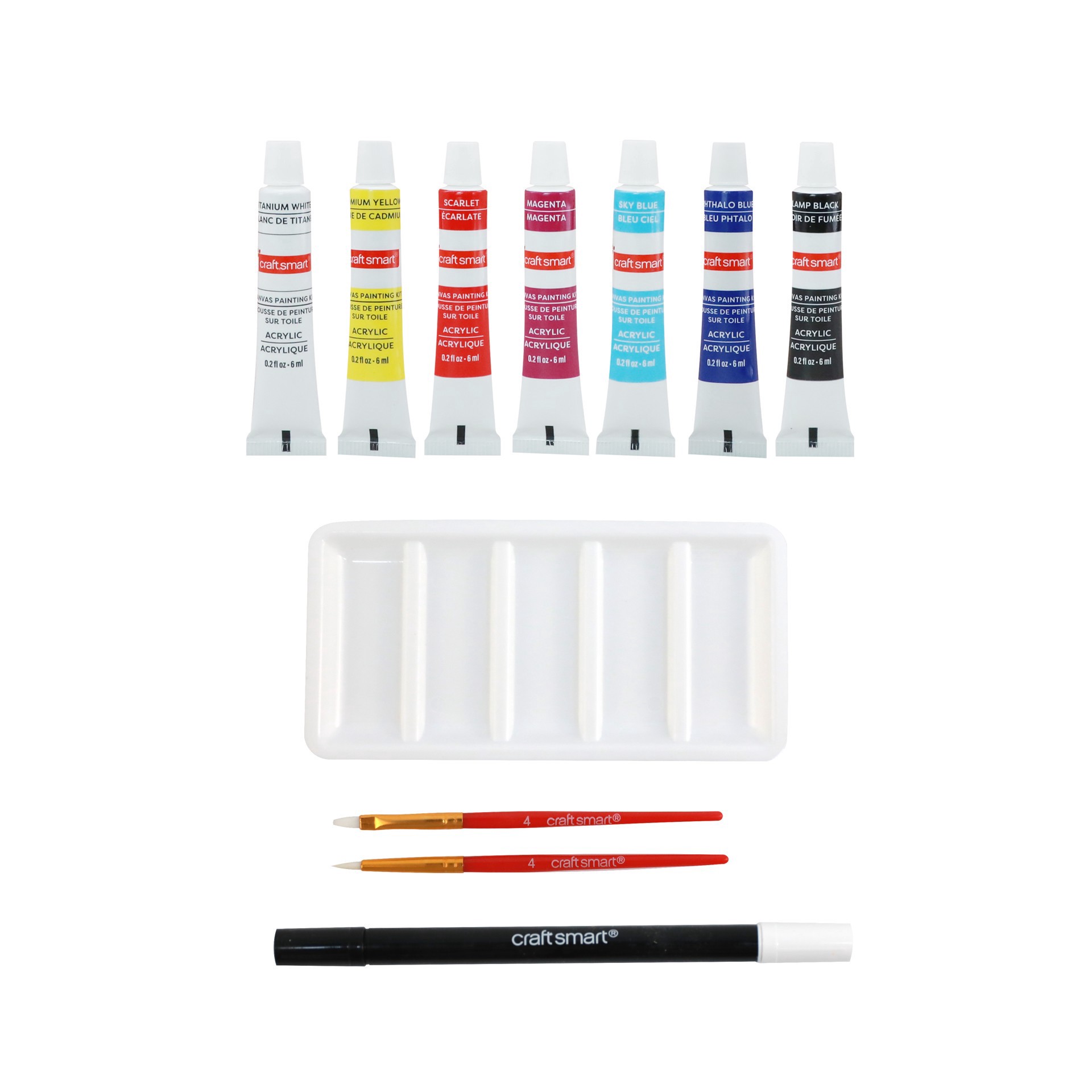 slide 6 of 6, 7" X 9" Sunset Oval Canvas Painting Kit By Craft Smart, 7 in x 9 in