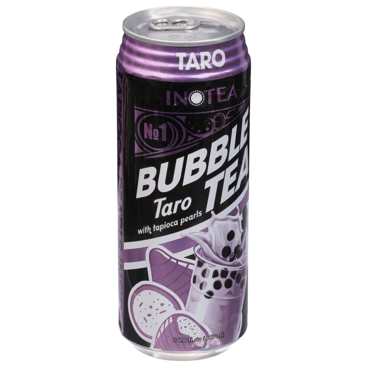 slide 2 of 9, Inotea Taro Bubble Tea with Tapioca Pearls 16.6 fl oz, 16.6 fl oz