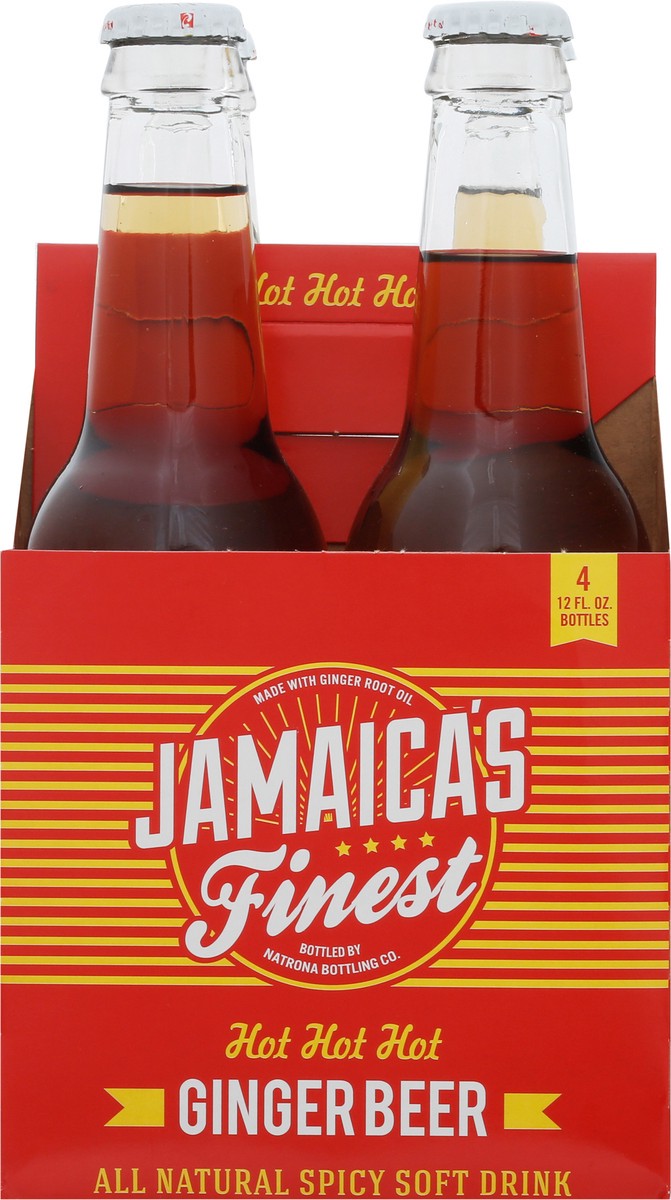 slide 5 of 9, Jamaica's Finest Hot Hot Hot Ginger Beer - 4 ct, 4 ct