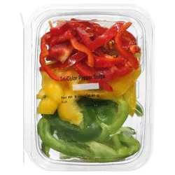 Tri-Color Cut Peppers
