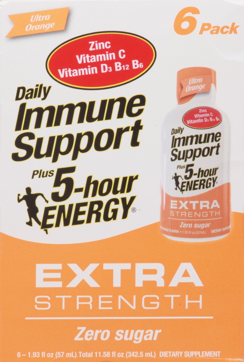 slide 2 of 14, 5-hour ENERGY 5-Hour Daily Immune Orange, 11.58 oz
