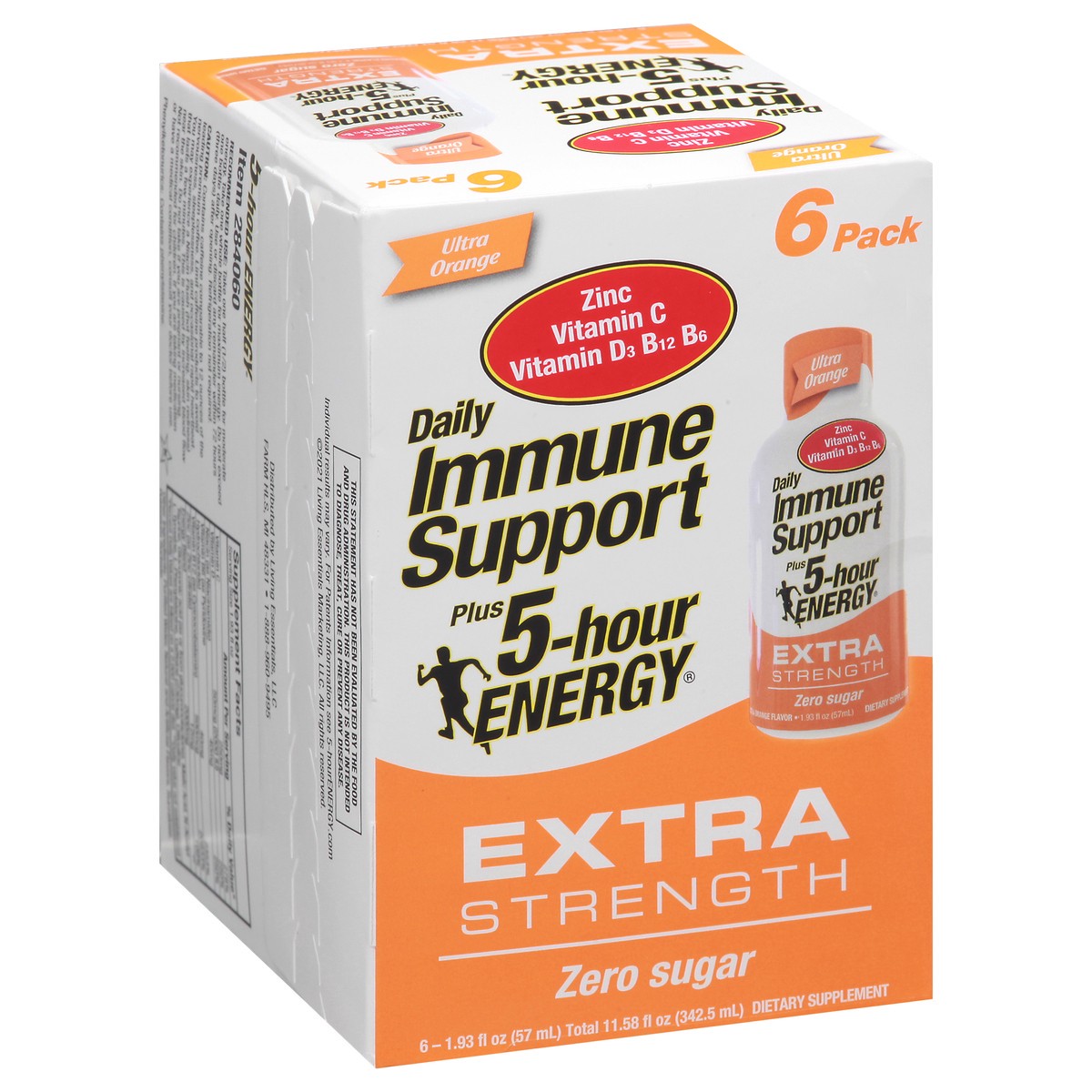 slide 3 of 14, 5-hour ENERGY 5-Hour Daily Immune Orange, 11.58 oz