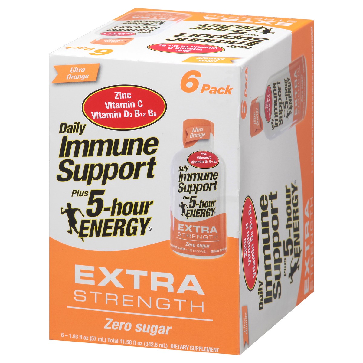 slide 4 of 14, 5-hour ENERGY 5-Hour Daily Immune Orange, 11.58 oz