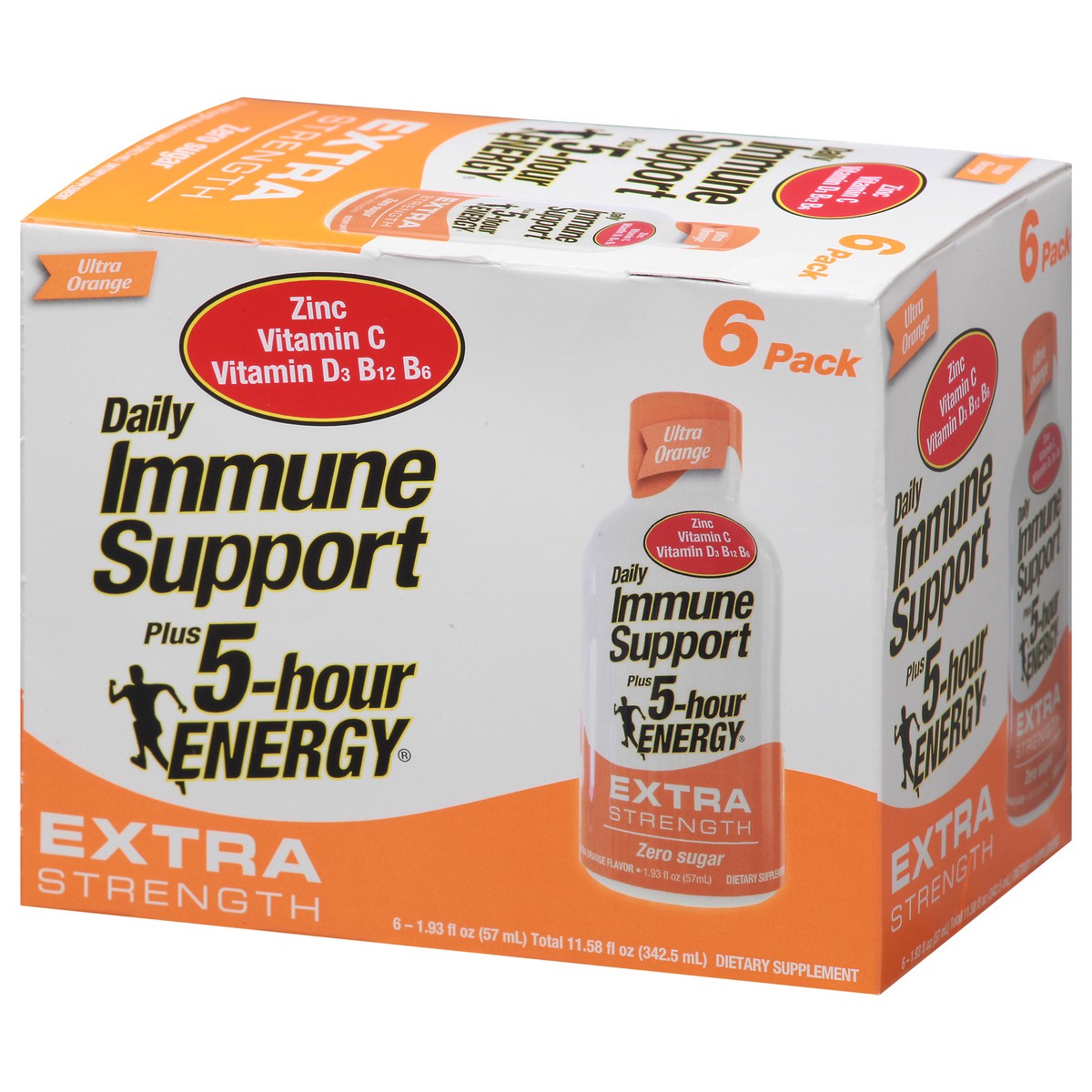 slide 10 of 14, 5-hour ENERGY 5-Hour Daily Immune Orange, 11.58 oz