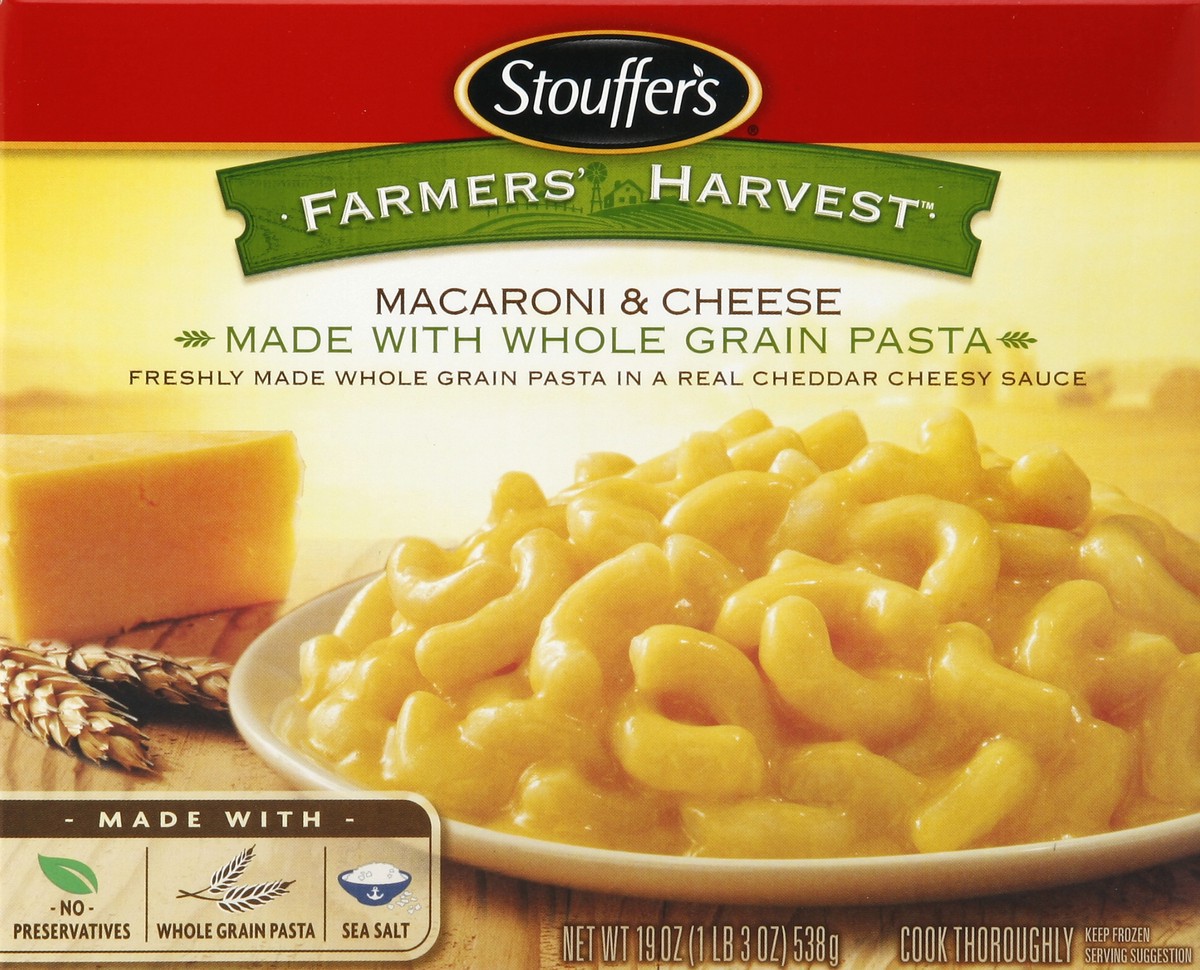 slide 4 of 4, Stouffer's Farmers' Harvest Macaroni & Cheese, 19 oz