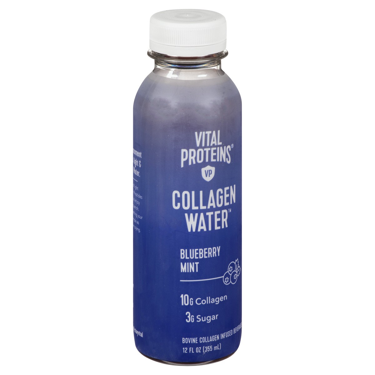 slide 2 of 11, Vital Proteins Blueberry Mint Collagen Water 12 oz, 12 oz