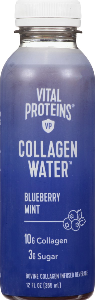 slide 1 of 11, Vital Proteins Blueberry Mint Collagen Water 12 oz, 12 oz