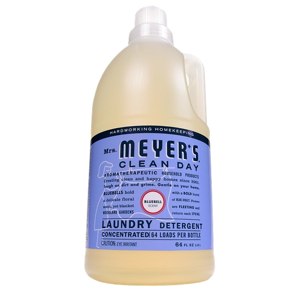 slide 1 of 1, Mrs. Meyer's Clean Day Liquid Laundry Detergent, Bluebell, 1 ct