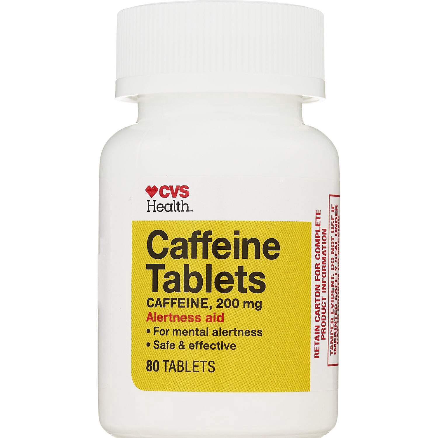slide 3 of 4, Cvs Caffeine 200 Mg Tablets, 80 Ct, 80 ct