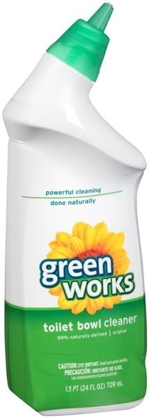 slide 1 of 1, Green Works Original Fresh Toilet Bowl Cleaner, 24 oz