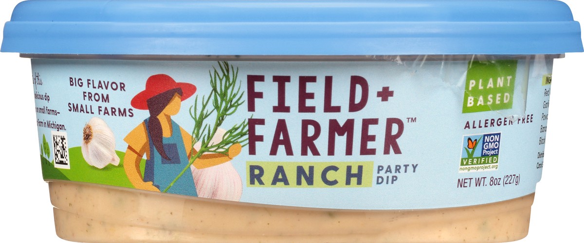 slide 9 of 9, Field + Farmer Ranch Party Dip 8 oz, 1 ct