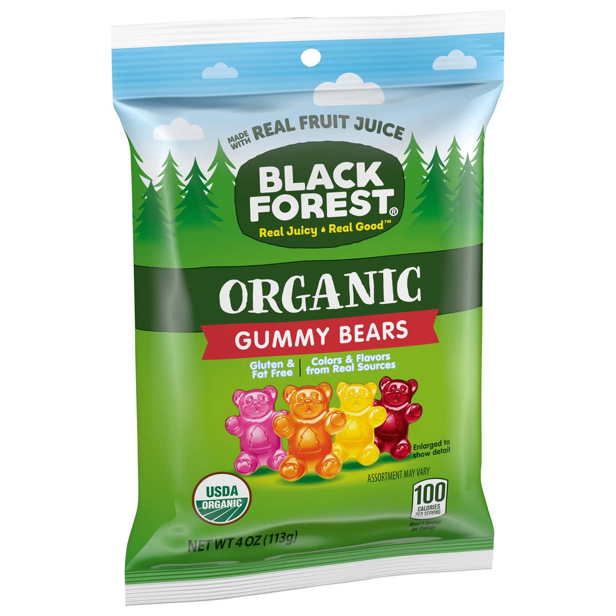 slide 5 of 13, Black Forest 08128 158253 Organic Gummy Bears 4 oz, 