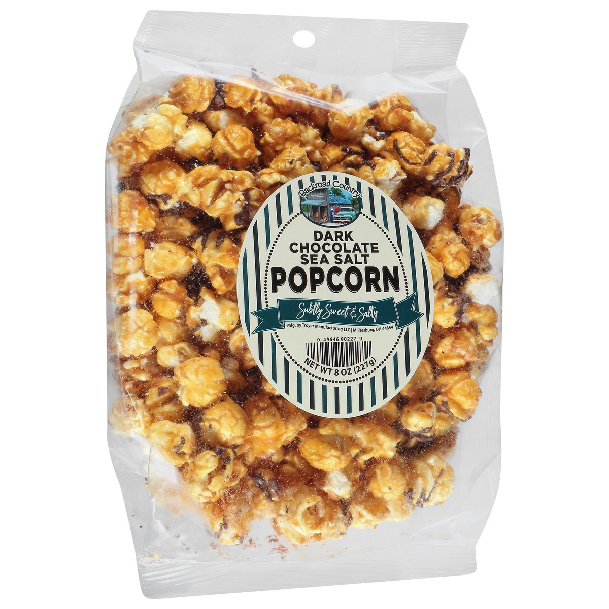 slide 8 of 9, Backroad Country Dark Chocolate Sea Salt Popcorn 8 oz, 1 ct
