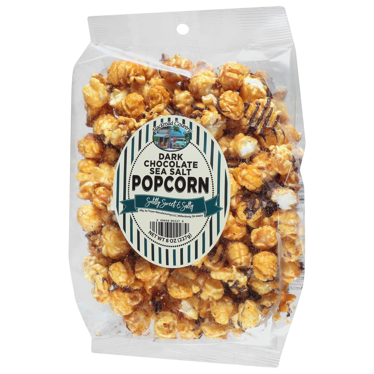 slide 7 of 9, Backroad Country Dark Chocolate Sea Salt Popcorn 8 oz, 1 ct