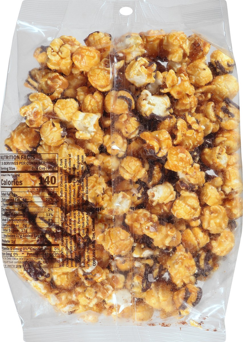 slide 3 of 9, Backroad Country Dark Chocolate Sea Salt Popcorn 8 oz, 1 ct