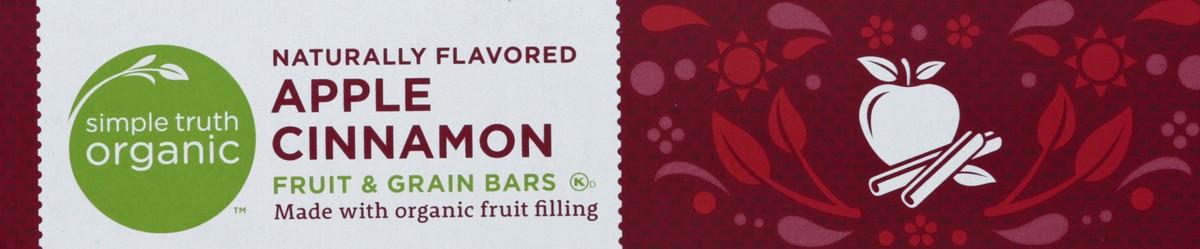 slide 3 of 13, Simple Truth Organic Apple Cinnamon Fruit & Grain Bars 6 ea, 6 ct