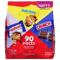 Ferrero Minis Size Assorted Candy Party Pack, 90 ct