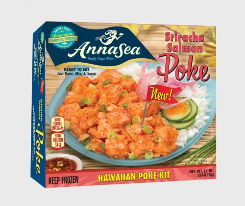 slide 1 of 1, Annasea Sriracha Salmon Hawaiian Poke Kit, 12 oz