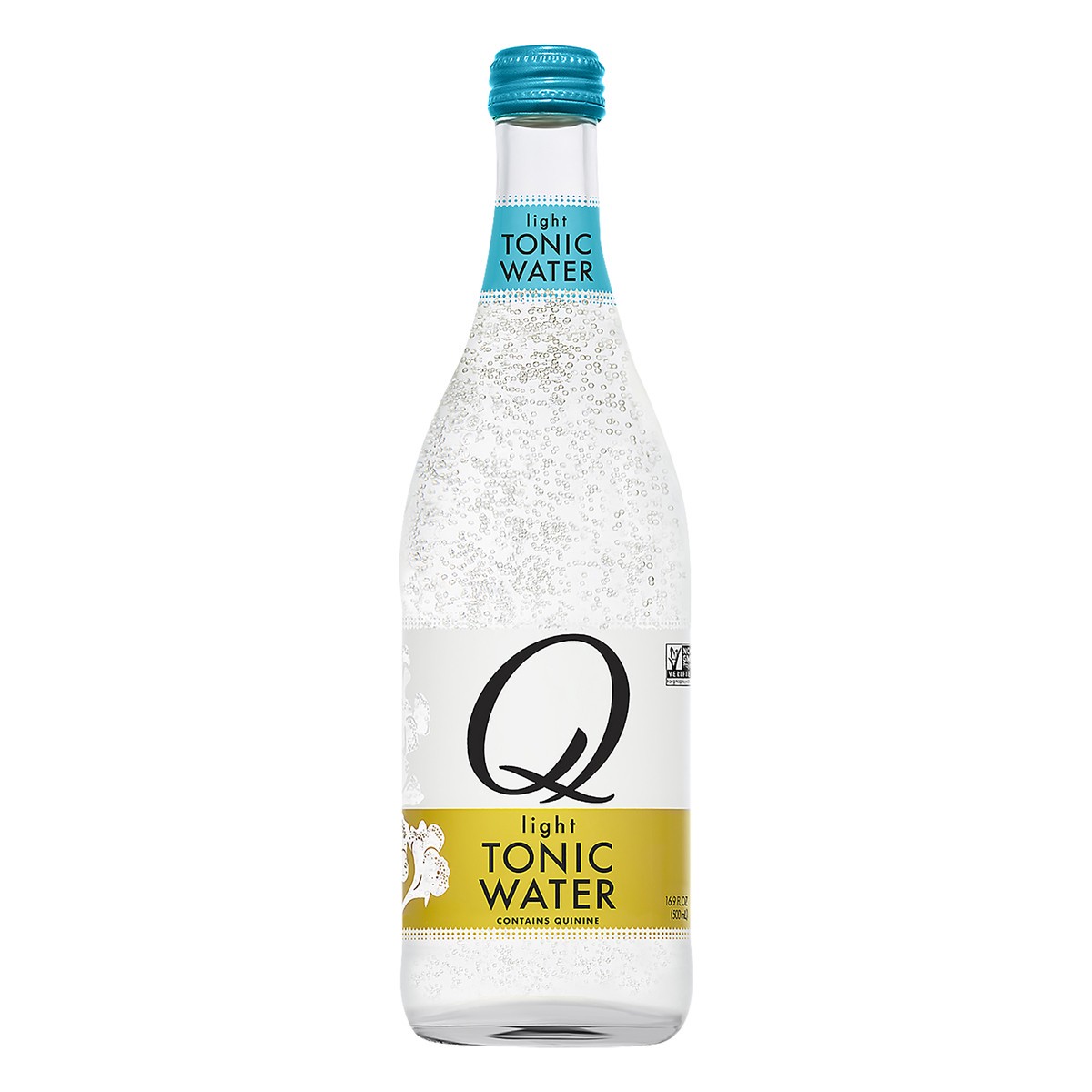 slide 1 of 6, Q Drinks Tonic Water, Light, 16.9 oz