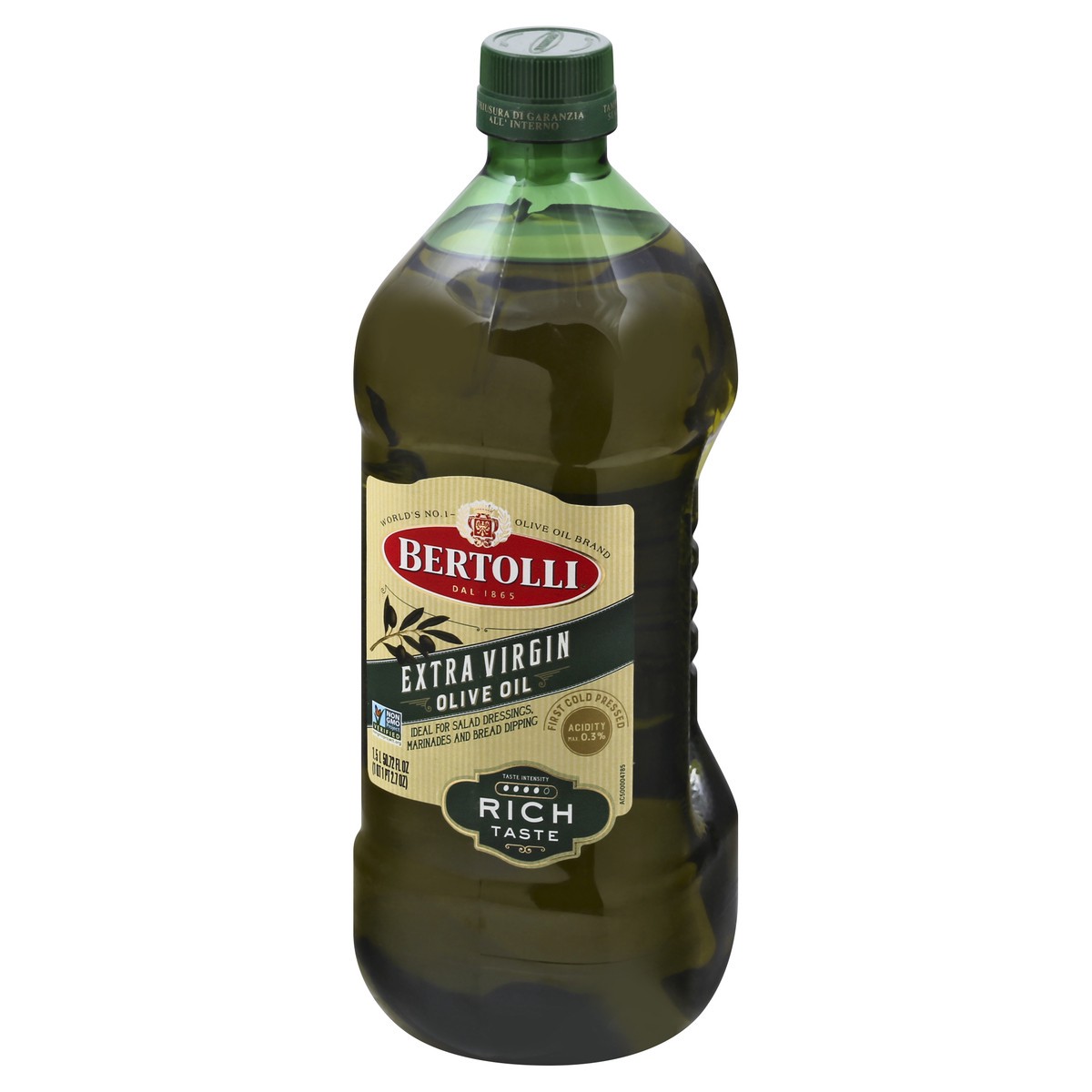 slide 7 of 9, Bertolli Extra Virgin Olive Oil, 1.50 liter