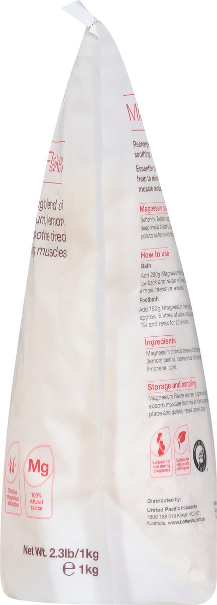 slide 2 of 13, BetterYou Magnesium Muscle Mineral Bath Flakes 2.3 lb, 2.3 lb