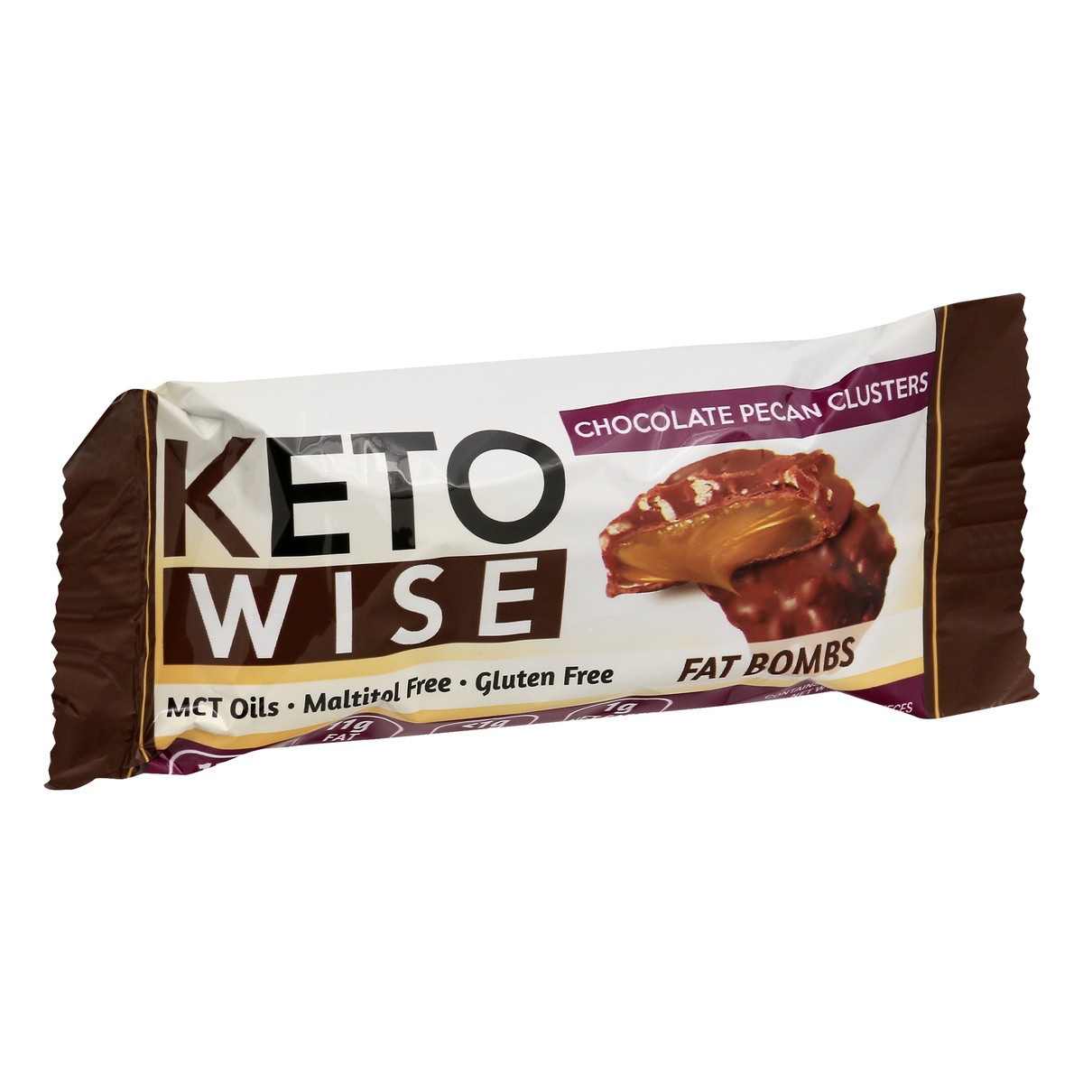 slide 6 of 9, Keto Wise Pecan Clusters Fat Bomb, 1.13 oz