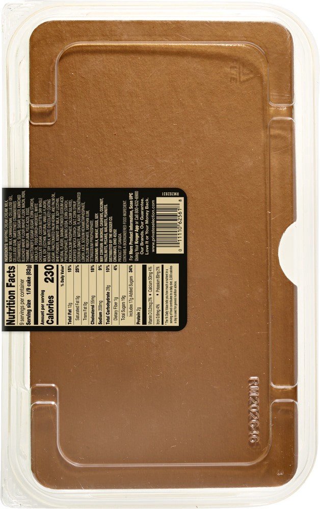 slide 3 of 3, Private Selection Strawberry Shortcake Bar Cake 25.96 Oz, 25.96 oz