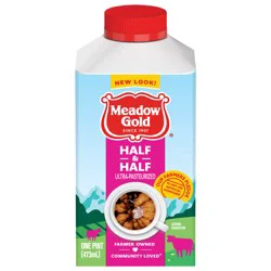 Meadow Gold Half & Half - 16 oz